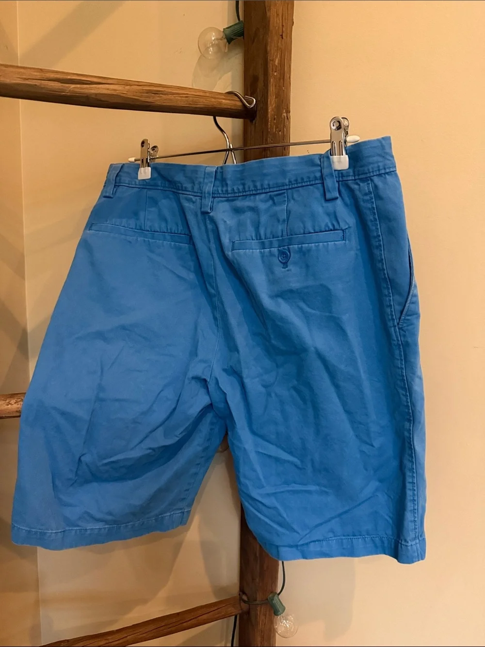 Banana Republic Men's Bright Blue Flat-Front Shorts